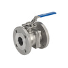 Ball valve Type: 72851 Stainless steel/TFM 1600/Kalrez 6375 Full bore Fire safe Handle Class 150 Flange 1/2" (15)
